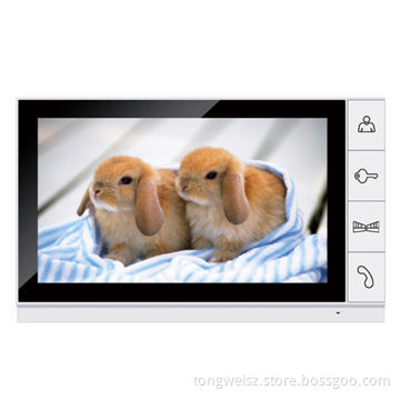 9-inch Color Video Doorphone Kit with Recording Function and CMOS Outdoor Unit, 700TVLNew